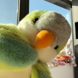 Cute Bird Parrot Hand Puppet Soft Stuffed Fluffy Doll Cosplay Plush Funny Educational Baby Toy Game Kawaii Cockatiel Budgerigar