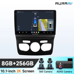 8G+256G AURAAI 2K Screen For Citroen C4 C4L DS4 2013 - 2017 Car Radio CarPlay Android Auto 4G WIFI GPS BT DSD ADAS Dual Mic 7870