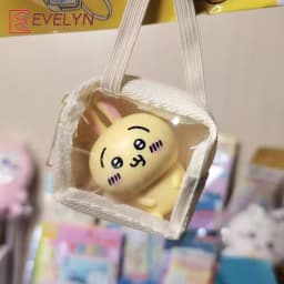 Evelyn Transparent and compact baby bag, bar shaped crossbody bag, ornament bag, 10-20cm cotton doll bag