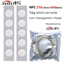 10PCS NFC Tag Nfc213 Label 213 Stickers Tags Badges Lable Sticker 13.56mhz For Huawei Share Ios13 Personal Automation Shortcuts