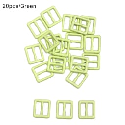 Newest 20Pcs Tri-glide Mini Buttons Metal Belt Buckle Doll Clothes Buttons Shoes Buckle For Blyth Doll Bags Clothing Accessory