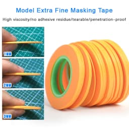 1 Roll Fine Line Tape 1mm/2mm/3mm 18m Self-adhesive Fineline Masking Covering Tape Ultra Fine DIY Special Masking Tools Yellow