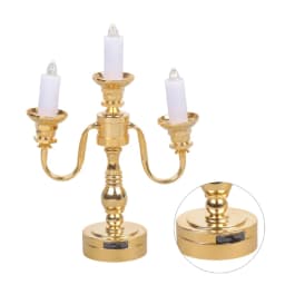 1:12 Scale Dollhouse Mini Table Lamp Modern Furniture Model Miniature Bedside Reading Lamp Toys Doll House Room Light Decor
