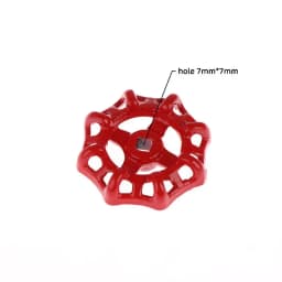 1Pc Cast Iron Inner Hole 5/6/7/8/9mm Cast Iron Valve Handle Gate Valve Ball Valve Hand Wheel Shutoff Value Water Pipe Fitting