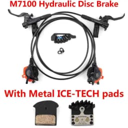 SHIMANO DEORE SLX XT MT200 M7100 M8100 Brake Mountain Bike Hydraulic Disc Brake MTB ICE-TECH Left & Right