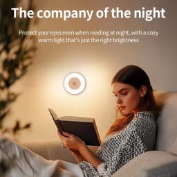 LED Touch Glow Night Light For Baby Room Bedroom Bathroom Nighttime Eye Care Lamp 3 Color Adjustable Rechargeable Cabinet Lights