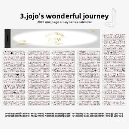 Journal Go 365 Pages Creative Sticky Tearable Calendar 2026 Retro Mini Calendar Book for Planner Journal Scrapbooking Diary diy