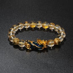 Color Changed Feng Shui Pi Xiu Bracelets Men Nature Stone Lucky Amulet Charm Beaded Bracelets Women Pi Yao Brave Wealth Jewelry