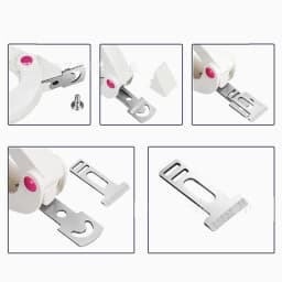 New Nail Scissors Stainless Steel U-Shaped Nail Extension Phototherapy Nail Clipper with Positioning and Shaping Nail Tools.
