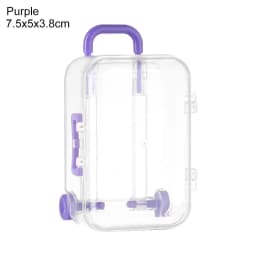 Miniature Suitcase Small Clutch Jewellery Candy Box Doll Handbag for Dolls Miniature Toys Trunk Dollhouse Wholesale
