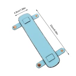 New 1pc PU Bag Strap Decompression Shoulder Pads Handle Fixing Clip Bag Accessories Wide Bag Strap Shoulder Rest