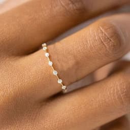 INS Style Gold Color Noble Trend Rings For Women Entry Lux Zircon Midi Finger Dainty Rings For Anniversary Jewelry KAR229