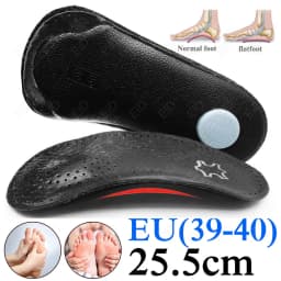 EiD Orthopedic Insoles Orthotics Flat Foot Health Sole Pad For Shoes Insert Arch Support Pad For Plantar fasciitis O/X Leg pads