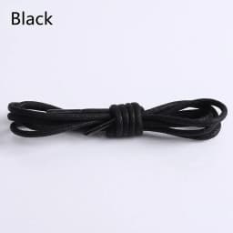 1Pair Waxed Cotton Round Shoe laces Leather Waterproof ShoeLaces Men Boots Shoelace Shoestring Length 80/100/120/140CM P2