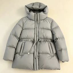 Schinteon Women White Down Jacket with Hood Solid Color Thick Warm Autumn Winter Outwear Parka Drawstring Coat 2026 New Fashion