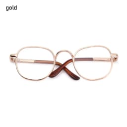 Fashion Rectangle Miniature Glasses Doll Clothes Accessories For American Grils Metal Eyeglasses Toys Plush Doll Pet Glasses