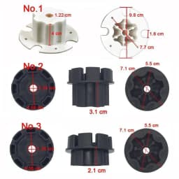 Children's Electric Car Tire Adapter Gearboxes Connection Clip For Gearbox Car Coupler For 12-inch Pneumatic Tires