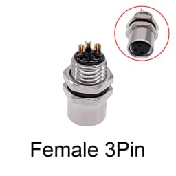 M8 Sensor Connector Waterproof Male&Female Plug Straight Angle Screw Threaded Coupling 3Pin 4Pin
