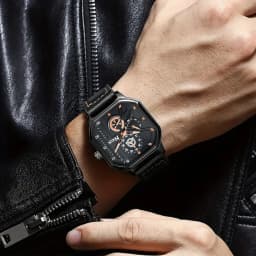2026 New 5pcs Watch Set for Men in Gift Box Belt Wallet Hair Trimmer Keychain Sunglasses Men’s Watch Gift Box Set Gifts for Him