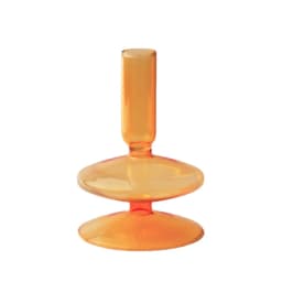 Floriddle Taper Candle Holders Glass Candlesticks for Home Wedding Table Decoration Glass Vase Table Bookshelf Candles Stand
