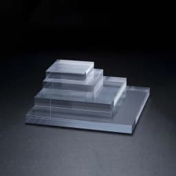 Transparent acrylic block platform jewelry holder organizer display stand for Bracelet Necklace Ring earring cosmetics riser