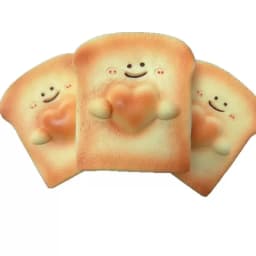 squishy Slow Rebound Bread Pinch Happy Bear Bread Crunchy and soft Wet Soft Touch Relieve Stress Toy Showdown Prop Creativity