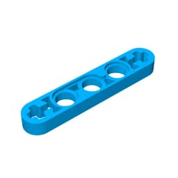 MOC PARTS GDS-691 Technical, Liftarm Thin 1 x 5 - Axle Holes compatible with lego 11478 pieces of children's toys