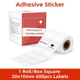 Phomemo Thermal Papel for M110/M200 Printer Home Office Labels Colorful Adhesive Paper Round Square Printable Sticker Paper