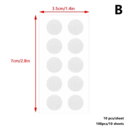 100Pcs Clear Invisible Earlobes Protective Stickers For Stretched Ear Lobes And Relieve Strain From Heavy Earrings