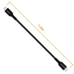 SEQURE 1.5M PD3.1 Extra Soft Silicone Wire Supports 240W Power for HT140 Anti-scalding Resistant to High Temperatures of 500℃