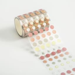 1 Roll PET Washi Tape Salt Series Student DIY Stationery Decoration Stickers Suitable for Cups,Mobile Phones, Laptops, Scrapbook