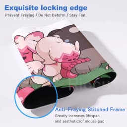 Mouse Pads P-pokemon Tinkaton Gamer Computer Keyboard Rug Rubber Non-slip Mats Kawaii LockEdge Carpet Gaming Accessories XXL Mat