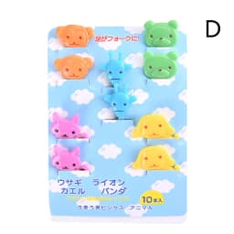 4/6/8/10PCS Unicorn Mini Food Fruit Fork Set Kid Cute Bento Box Decor Dessert Forks Cartoon Toothpick Cake Dessert Party Supply