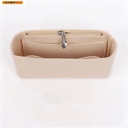 Homefish Felt Insert Bag Organizer Bag In Bag For Handbag Purse Organizer for Longchamp Mini Shoulder Bag