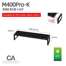 WEEK AQUA M Series Water Grass Lamp Straddle Headlight Panel Button Version APP Timing Dimming RGB-UV LED LAMP