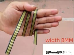10 Meters PE Gradient Flat Synthetic Rattan Material Roll Handmade Weaving Rope Repair Furniture Bed Sofa Chair Table Basket