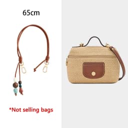 Straw Bag Beaded Shoulder Strap For Longchamp Durable Fashion Gift High-end Good Quality Bag Modification Bag Accessories