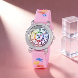 N's Watch Silicone Soft Color Alphabet Text Strap Color Circle Electronic Watch Cross Border Hot Style Men's and Women's Watches