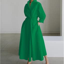 Elegant Women's Summer Dresses 2026 Loose A Line Maxi Shirt Long Sleeve With Pockets Office Commuter Street Casual Long Dress