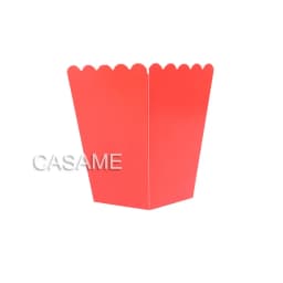 6pcs Rose Gold Pink Stiff Paper Mini Party Popcorn Boxes Pop Corn Candy/ Sanck Favor Bags Wedding Birthday Movie Party Tableware