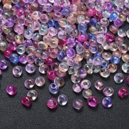 100pcs 5mm Water Drop Shape Glass Hanging Beads Colorful Czech Glass Seed Beads DIY Jewelry Making Beaded Bracelet Necklac
