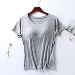 M-4XL Modal Comfortable Sleep Shirts For Women Short Sleeve One Piece Pajamas Tops Chest Pad Summer Nightwear Home T-shirt