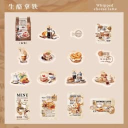 46pcs/30pcs/box Cute Strawberry Fresh Fruit Plants Florals Coffee Theme Magician Diary Journaling DIY Creative Seal Stickers