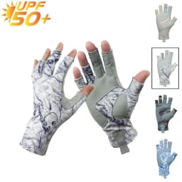 Riverruns Fingerless Fishing Gloves Are Designed for Men and Women Fishing, Boating, Kayaking, Hiking, Running, Cycling