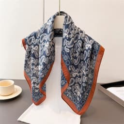 2026 New Red Cotton Linen Scarf Women's Small Square Fashion Neck Protection Versatile Gift for Mom Head Scarf