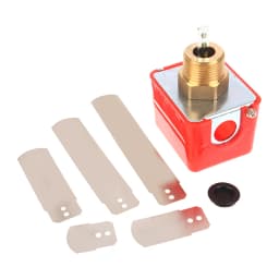1pc Target Flow Meter Stainless Steel Seal Red Flow Sensor Controller Water Flow Switch Tool