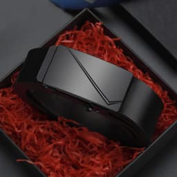 DINISITON Men PU Leather High Quality Automatic Buckle Belt Black Metal Luxury Leather Fashion Business Belt