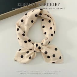 Elegant Cashew Small Square Scarf Cherry Flower Cotton Linen Print Scarves Korean Headband Printed Silk Scarf Outdoor