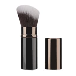 1pc Retractable Brush Makeup Brush Powder Blusher Powder Brush Mini Multi-function Portable With Aluminum Handle