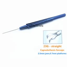 Gripping jaws Capsulorhexis Forcep Gripping forceps Virtreo-Retinal Ophthalmic microsurgery instrument